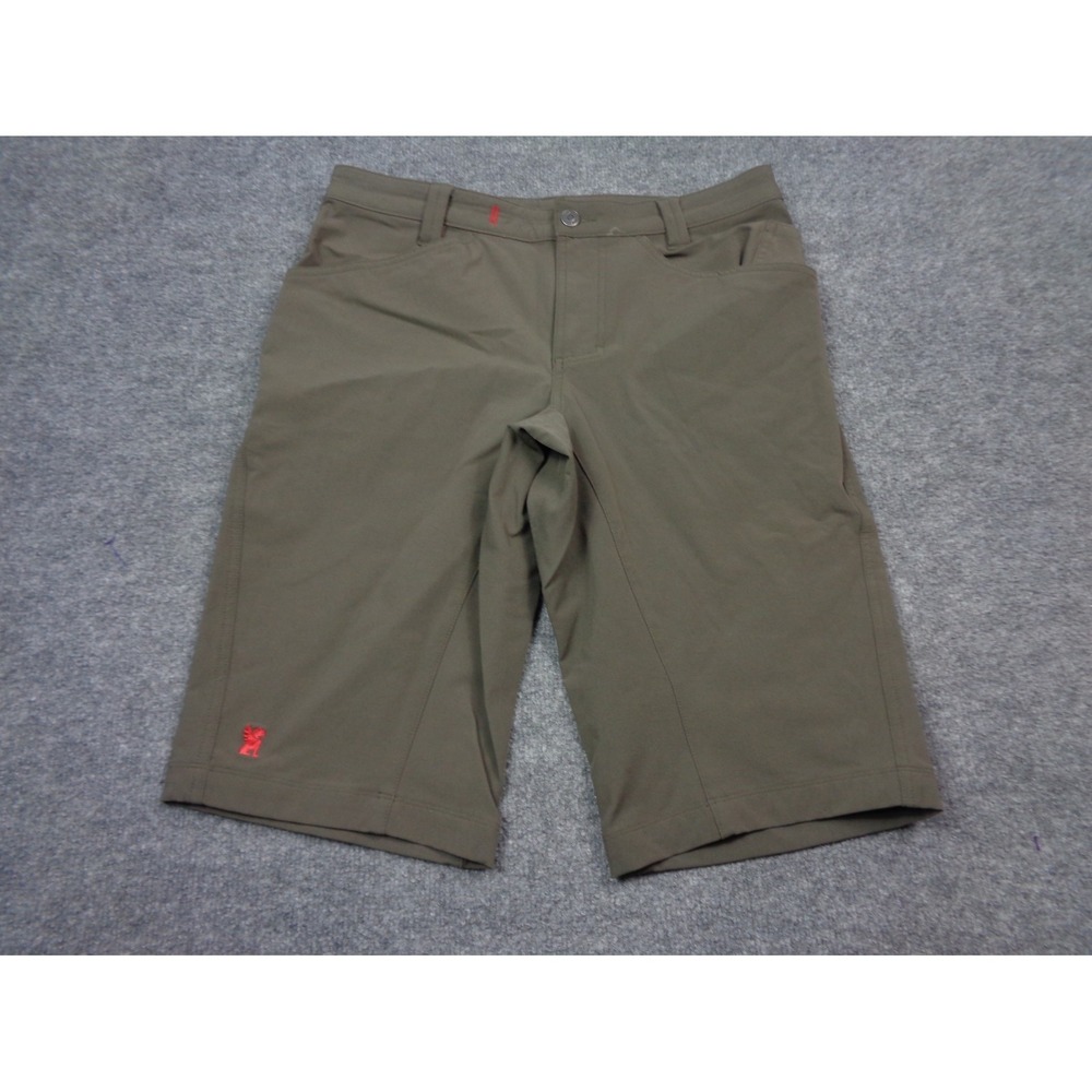 Chrome Industries Union Shorts 2.0 Mens 32 Beige Cycling Commuter Tech